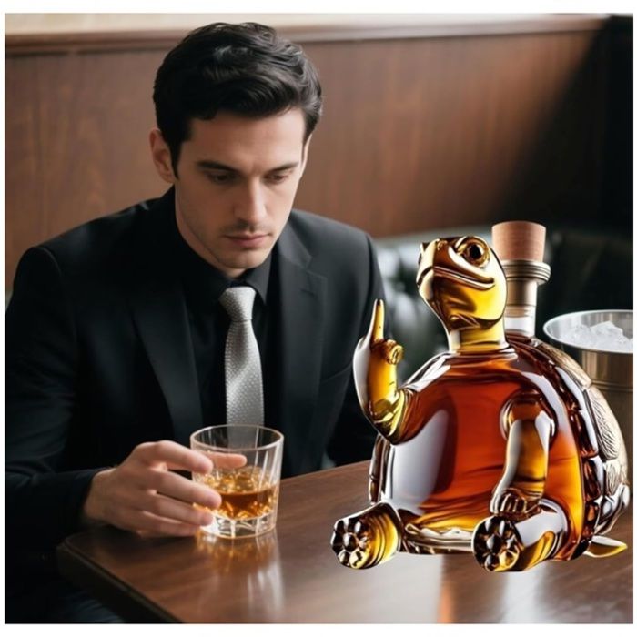 Carafe à Whisky En Forme De Moteur V8 - Décanteur Décoratif Pour Alcool - Idée Cadeau Originale Pour Amateurs De Voitures Et De Spiritueux