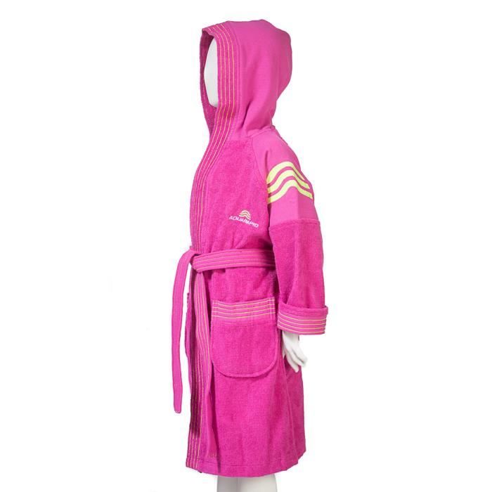 Peignoir enfant Aquarapid Flynj funny fuxia 10 ans Cdiscount Maison
