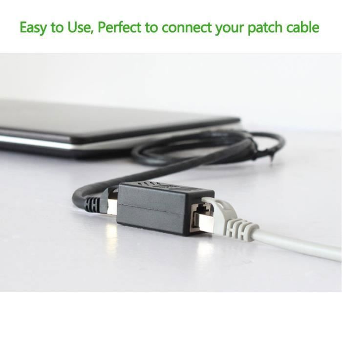 DEX Répartiteur De Rallonge De Cble Coupleur RJ45, Adaptateur De Cble - Foto 13