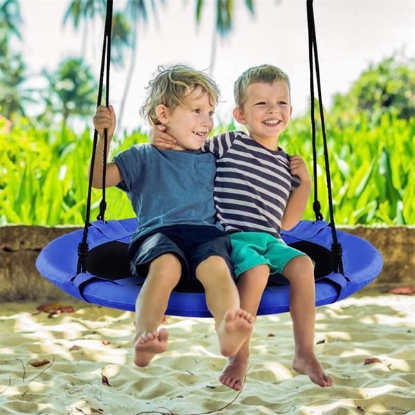 Balançoire Nid D’Oiseau 100 Cm – Charge 200 Kg, Corde 180 Cm – Pour Enfants Et Adultes, Intérieur Ou Extérieur