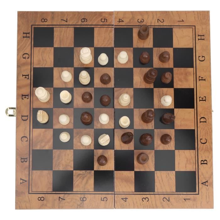 Jeu de voyage 3 en 1 (échecs dames backgammon) - Kids loisirs Jeu de voyage 3 en 1 (échecs dames backgammon) - Kids loisirs