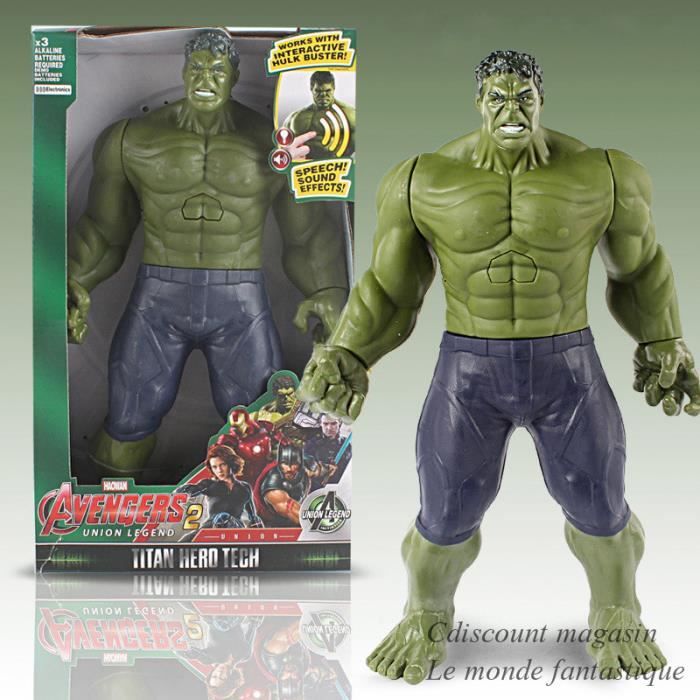 Grande Taille 30cm Avengers Hulk Pvc Modèle Action Illuminer Jouet Avec  Boîte - Cdiscount Jeux - Jouets