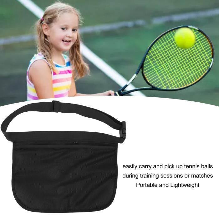 Cikonielf Sac de taille pour balles de tennis avec fermeture