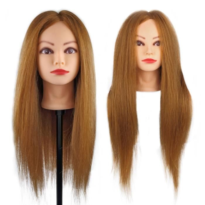 Tête De Mannequin D'apprentissage | Peau Mate Pour Coiffure Et Maquillage | Neuf Pour étudiants Et Professionnels