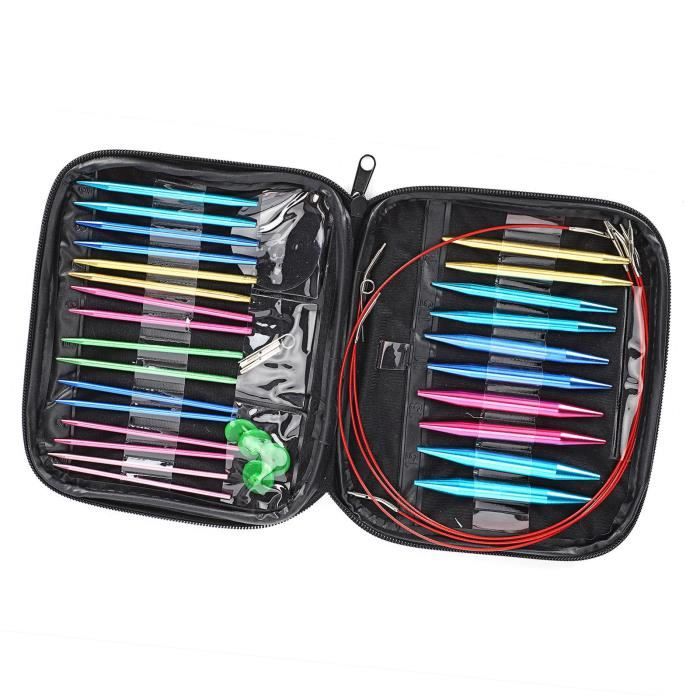 Kit Aiguilles à Picoter – 3 Feutres, 14 Animaux à Broder, 6 Crayons Aquarelle – Créatif Dès 4 Ans