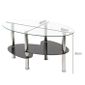 Table Basse En Verre Avec Table Basse Ovale Haute Pour Salon Mobilier De Bureau Design Moderne Achat Vente Table Basse Table Basse En Verre Avec Cdiscount