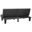 7702•CHIC•Canapé-lit Sofa convertible Canapé d'angle réversible Canapé-lit réglable Nouvelle Gris clair Tissu Assemblage facile-2