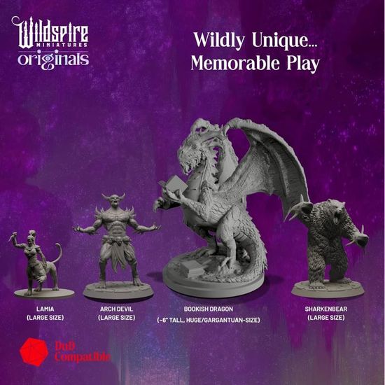 Newcombie Wildspire – 58 Figurines Fantasy 28 Mm Pour DND – Townsfolk Variés