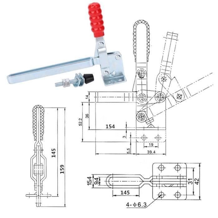 2 RENFORTS DE FIXATION POUR PONTS 2 COLONNES SOCLE 4T Pe 2101