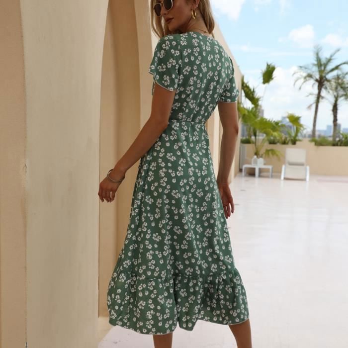 Robe imprimée femme outlet