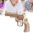 Puzzle 3D Bois Revolver Kits de modèle d'auto-Assemblage pour Enfants NOUVEAU-3