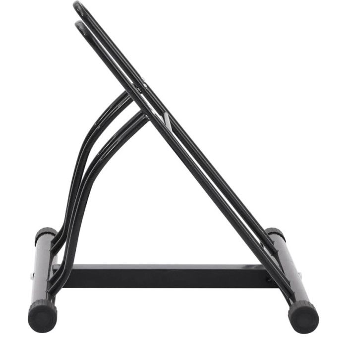 KOMCLUB Support De Vélo Autoportant – Acier Carbone – Pour VTT, Route, 16 à 29 Pouces – Roue Avant Ou Arrière