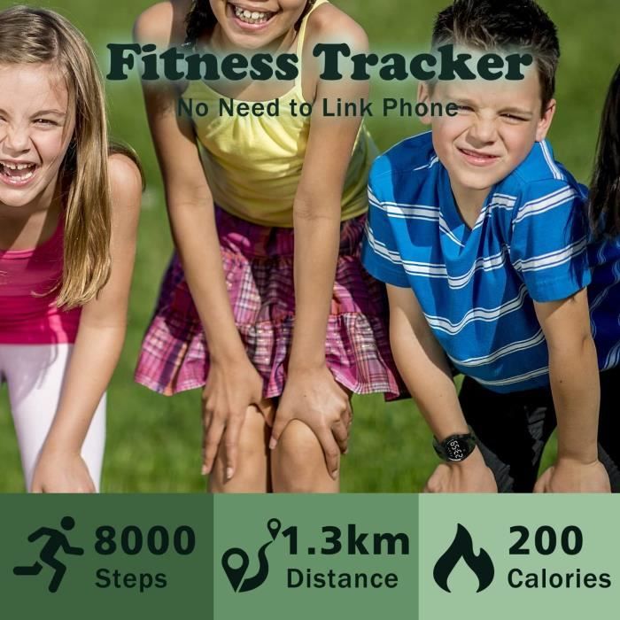 Montre Enfant,Montre Adolescent Garcon Sport Digitale De Fitness Tracker,  Avec Alarme-Chronographe-Étanche Pour Cadeau Garco[x17] 11-camo Vert/T6f, -  Achat/vente montre Neuf - Cdiscount