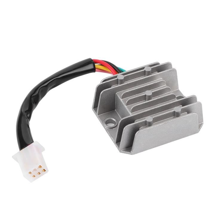 Régulateur De Tension Redresseur 4 Broches 12V GY6 - Compatible Scooter 50cc 125cc 150cc, ATV, Quad, Buggy, Dirt Bike