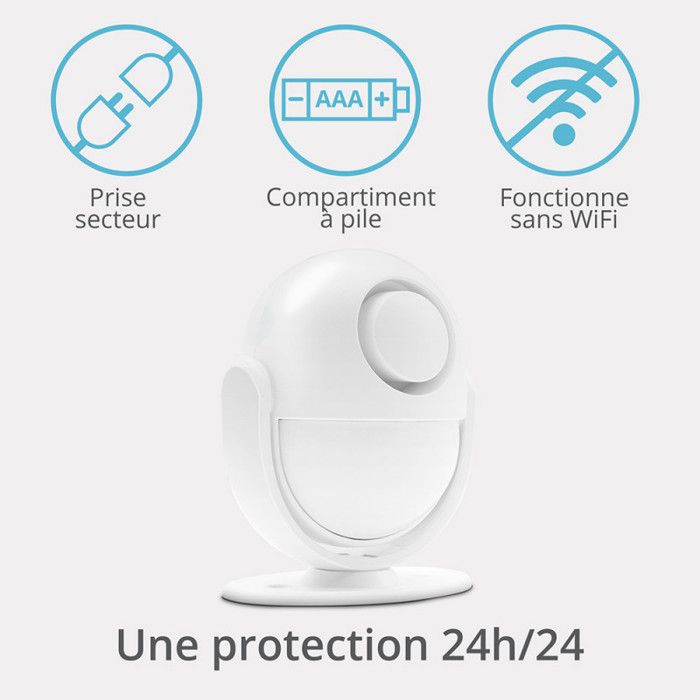 EZVIZ Sirena Exterior Inteligente T9C IP54 Wi-Fi 4x CR123A Externa DC 12V ZigBee 3.0 Blanco | para tus proyectos de bricolaje