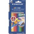 STAEDTLER 12 Crayons Aquarellables + Pinceau-0