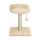 Mon ami Luki - Arbre a chat avec assise - Ecru - CHAT - 34x34x42CM