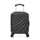 Valise Cabine XXS DANUBE 4 Roues - noir - WAVE PARIS 46x32x20cm