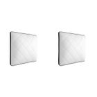 Oreiller Cervical Bultex Mousse à Mémoire 60x60 – Confort Optimal Pour Cou Et Nuque