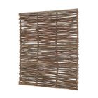 GARDENODE Panneau bois en noisetier tressé H 1m80 x L 1m50