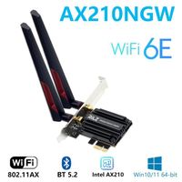 R-AX210 S - Dispositif de refroidissement Intel AX210 tri bande Gigabit, 5374M, Bluetooth 5.2, WIFI, carte ré
