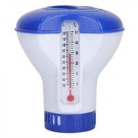 Thermomètre Flotteur de Piscine Flottant pour Piscine 5 Pouces Distributeur de Chlore Chlor Désinfectant Automatique Distribut[284]