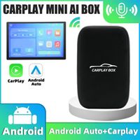 Adaptateur Android Auto Universel-Boîtier AI Multimedia pour carte TF-plug and play-Carplay filaire en sans fil