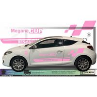 Renault Megane Cup - ROSE -Kit Complet  - Tuning Sticker Autocollant Graphic Decals