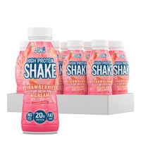 Boissons protéinées Applied Nutrition - High Protein Shake - Strawberries & Cream Pack de 8