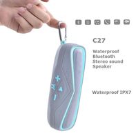 Mini Haut-Parleur Bluetooth Waterproof pour Sport et Outdoor - C27 - Bleu