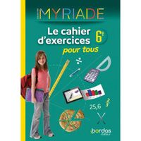 Myriade Maths 6e - Cahier d'exercices pour tous