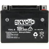 Batterie Kyoto pour Moto Aprilia 50 Rs Extrema - Showa 1995 à  1998 YB4L-B SLA / 12V 4Ah