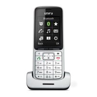 Unify SL5, Téléphone DECT, Haut-parleur, 500 entrées, Identification de l'appelant, Noir, Argent