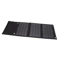 Vvikizy panneau solaire portable Panneaux solaires professionnels portables pliables 24W, panneaux solaires jardin balise