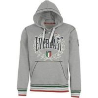 Sweat à Capuche Everlast Homme - Polaire Bleu Taille L, Sport Confortable