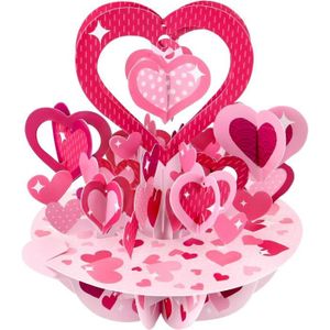 CARTE CORRESPONDANCE Pirouette Carte de vœux pop up 3D – Amour – Cadeau