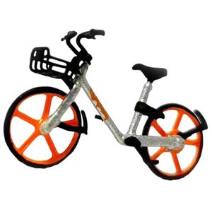 1/6 miniature plastique vélo Bike Modèle & Casque Pour 29-30 CM poupée Accessoires 