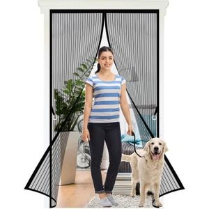 Rideau Porte Anti Moustiquaire Porte 140 X 220 Cm AimantéE Moustiquaire De Porte Anti Insecte Mouche Moustique Pour Enfants Et Animaux De Compagnie