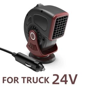CHAUFFAGE VÉHICULE 24V Rouge - Hipacool-Chauffage de voiture portable, Ventilateur de chauffage à air chaud pour voiture, Camion