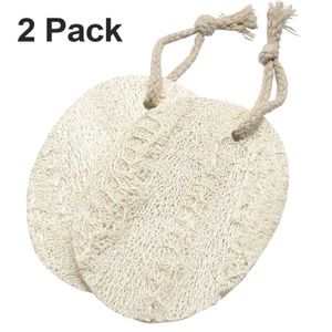 5Pcs Set Bain Douche Corps /éponge Scrubber luffa Naturel Luffa Loofa Bain Massage du Corps /éponge Scrubber Cuisine Chiffon Propre Vaisselle pour Salle de Bains Cuisine