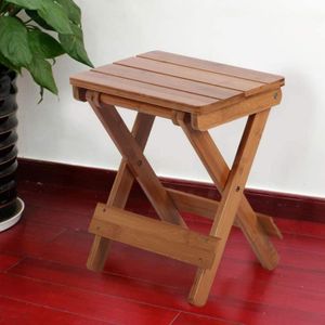 Tabouret Pliant Solide portatif en Bois Tabouret carr/é Enfants pour Enfants Tabouret Pliable