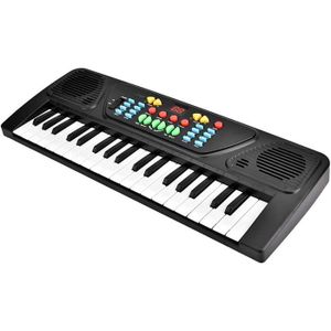 CLAVIER MUSICAL Piano électrique pour enfants 37 touches USB Clavier piano électrique Instrument numérique jouet avec microphone pour enfants [703]
