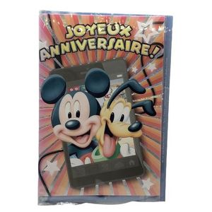 Carte Anniversaire Mickey Cdiscount