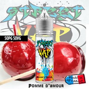 LIQUIDE E liquide Pomme d'amour - 50ml - Street Vap