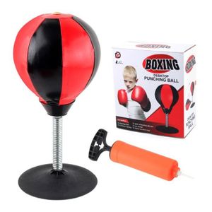 SAC DE FRAPPE Red - Sac de boxe pour enfants, sac de frappe pour enfants, incluant des gants de boxe, sacs de vitesse pour