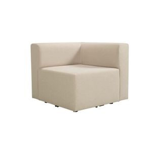 CANAPE MODULABLE PINOT – Angle réversible pour canapé modulable en tissu, MADE IN FRANCE - Beige