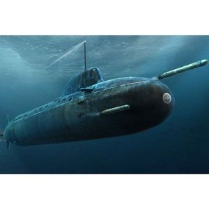 MAQUETTE DE BATEAU Maquette sous-marine Yasen de la Marine Russe - HOBBY BOSS - 30+ pièces - à partir de 15 ans