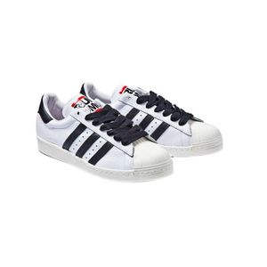 BASKET adidas Superstar 80s M17513 Run DMC Blanc noir baskets chaussures