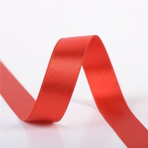Ruban De Satin Double Face Eleganza - 15 Mm X 20 M, Orange, Pour Couture, Emballage, Décoration