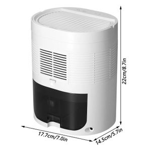yingyy Mini Déshumidificateur Maison Portable 500ml Humidité air Sécheur  d'Air Absorbant l'Humidité avec Auto-off Indicateur LED Purificateur d'Air  Déshumidificateur d'Air 